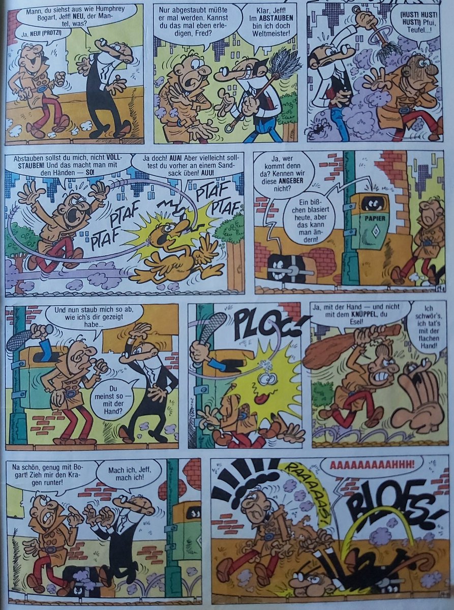 cleverundsmart1's tweet photo. Jede gute Tat bleibt nicht ungestraft 🤔
#cleverundsmart #ibanez #comic #gag #humor #fredclever #jeffsmart #carlsenverlag #kindheit #comics #comicsderkindheit #slapstick https://t.co/StMnW8Uadr