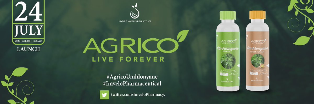 ImveloPharmacy's tweet photo. #AgricoUmhlonyane Uprooted from the rich African soil for Africans by Africans.  The first ever Scientifically produced. Get your now !!! #ImveloPharmaceutical https://t.co/FXhZXhK5q3