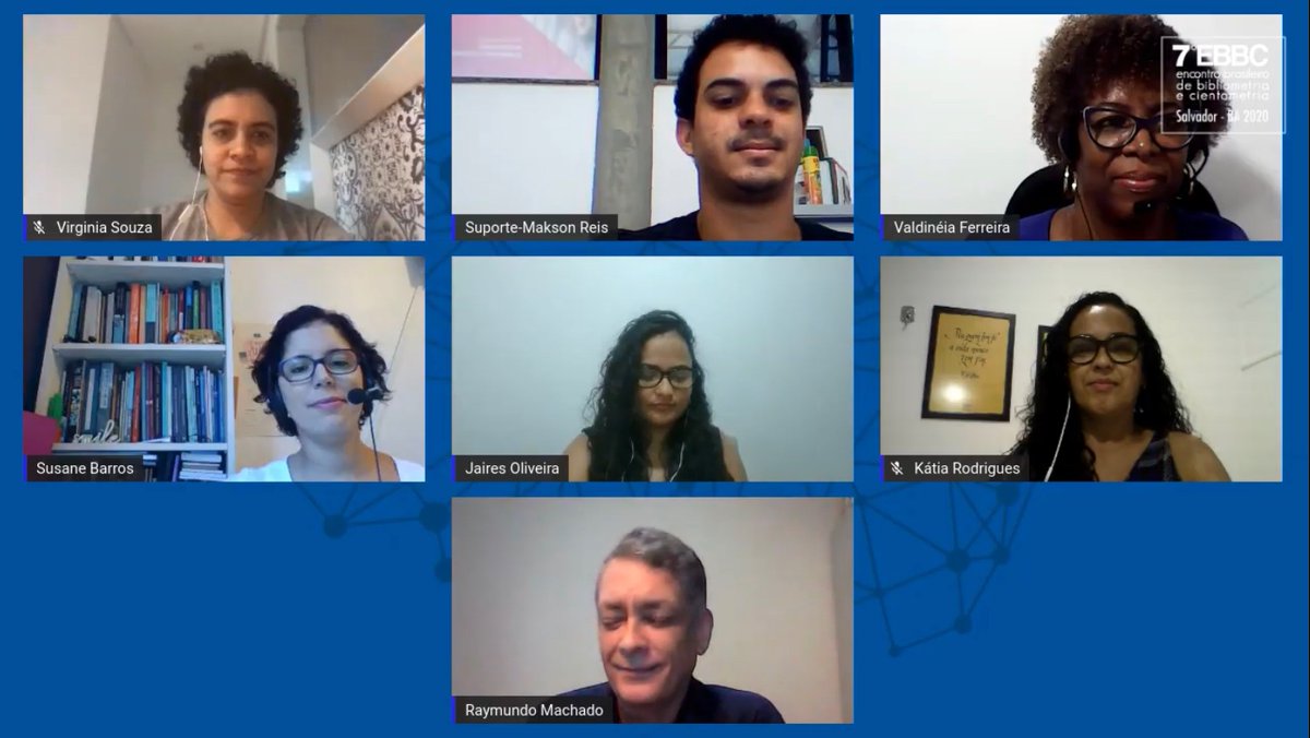 jairesguterres's tweet photo. A comissão organizadora do #ebbc2020virtual na sessão de encerramento do evento!
Agradecemos a participação de todos e todas nesses três dias intensos de atividades! Foi incrível! https://t.co/zXE8guPxbO