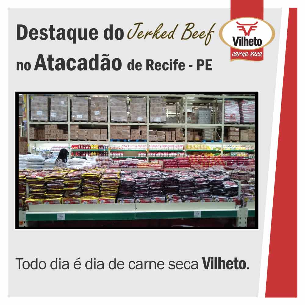 Vilheto's tweet photo. O Atacadão do Recife estão c toda a nossa linha d Jerked Beef.
Todos os cortes e em diversas embalagens (400g, 1kg e 5kg).
Esse nosso comercial é porreta‼️
https://t.co/JrwVPkD2nM
#PontoDeVenda #carnesvilheto
#carne #carneseca #charque #jerkedbeef
#qualidade #carnebrasil #jaba https://t.co/SAo6RBWTjx