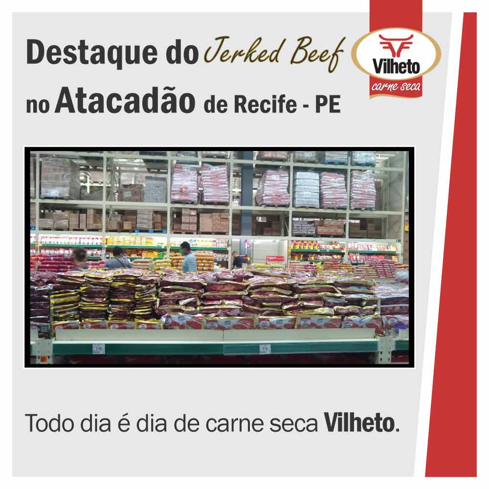 Vilheto's tweet photo. O Atacadão do Recife estão c toda a nossa linha d Jerked Beef.
Todos os cortes e em diversas embalagens (400g, 1kg e 5kg).
Esse nosso comercial é porreta‼️
https://t.co/JrwVPkD2nM
#PontoDeVenda #carnesvilheto
#carne #carneseca #charque #jerkedbeef
#qualidade #carnebrasil #jaba https://t.co/SAo6RBWTjx