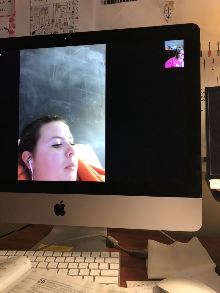 This is how my daughter and I do Bible Study together nowadays.  Love to see her growing in Jesus.  #bravegirlBiblestudy