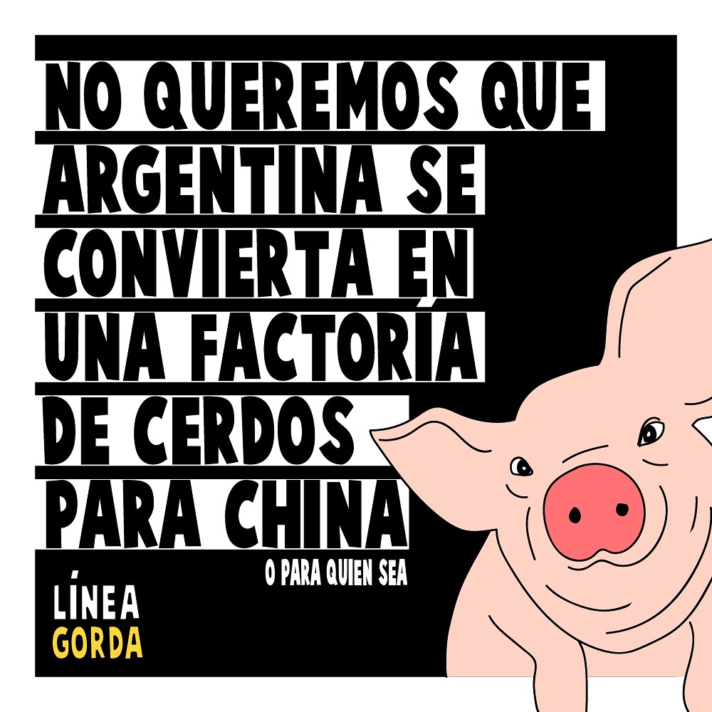 GordaLinea's tweet photo. No queremos que Argentina se convierta en una factoría de cerdos para China (o para quien sea)
#BastaDeFalsasSoluciones #factoriadecerdos https://t.co/rVDRoulKzW