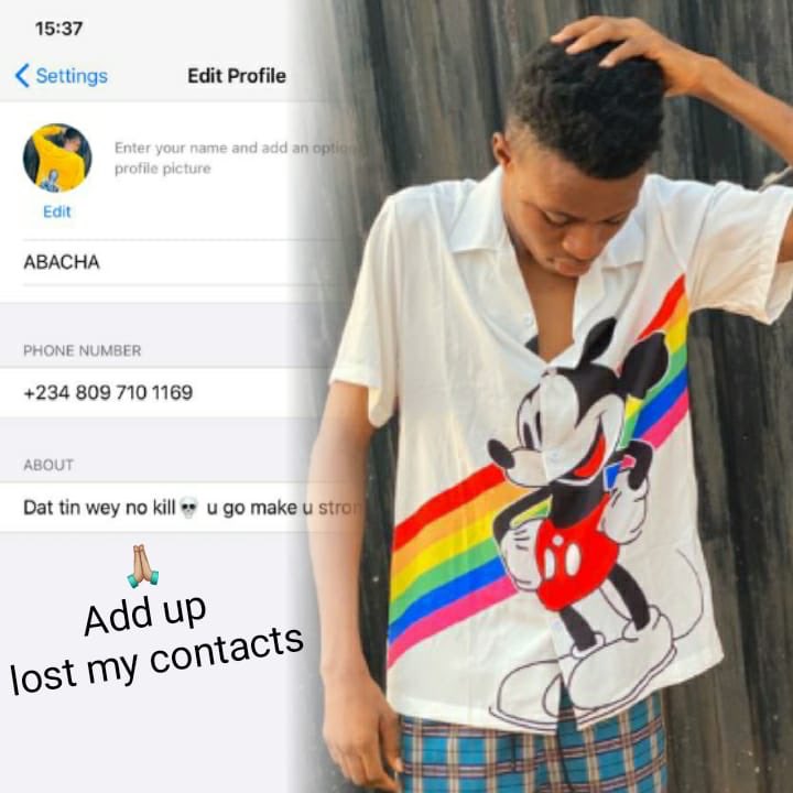iam_abacha's tweet photo. Lost all contacts😢 add on WhatsApp for more viewers or drop numbers I promise to add up

#hushpuppy https://t.co/rqkGHK9zii