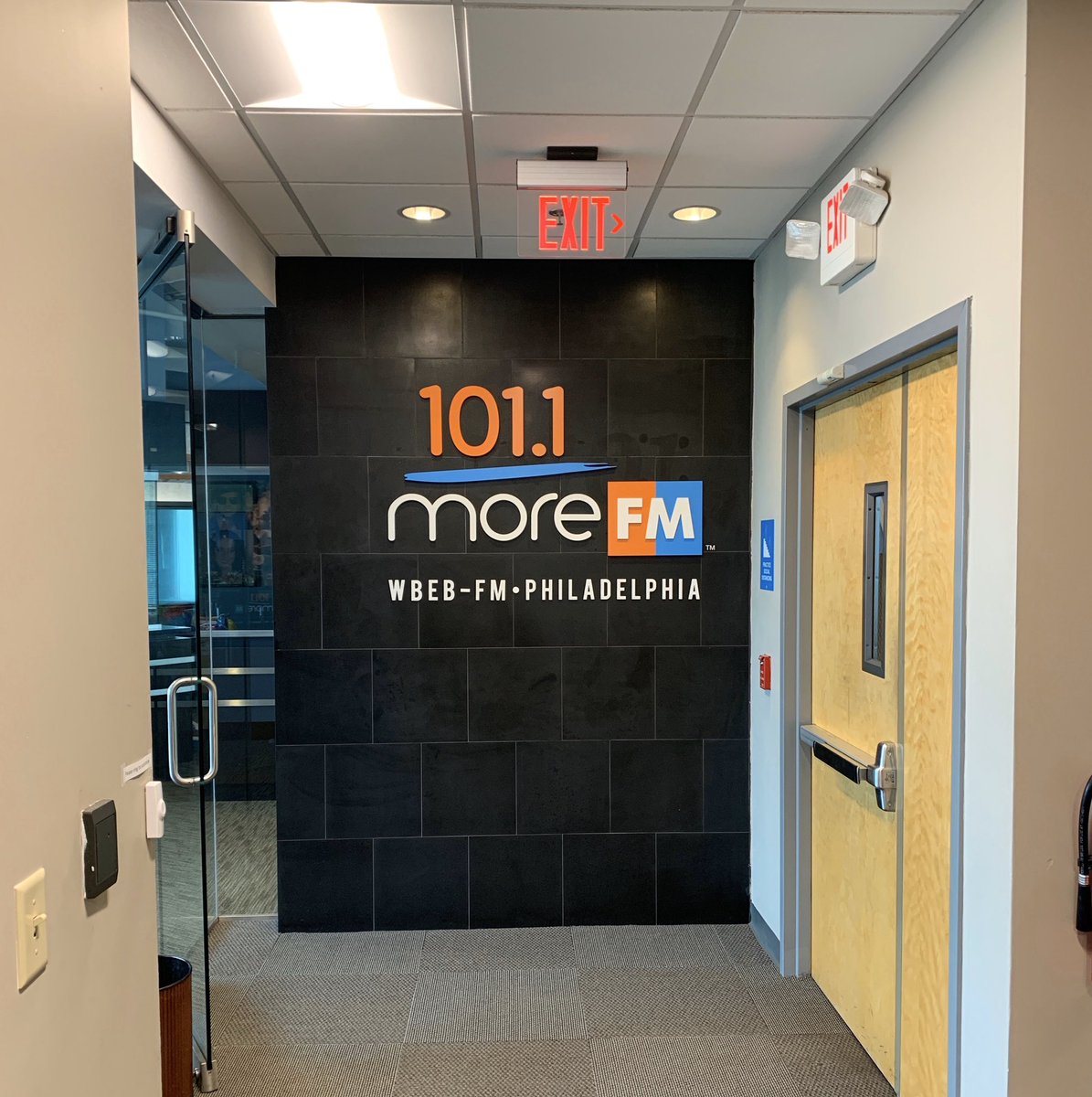 Great to be working with our long time client CBS radio now Entercom communications in their new space! #MoreThanBreweries #HRABuilds