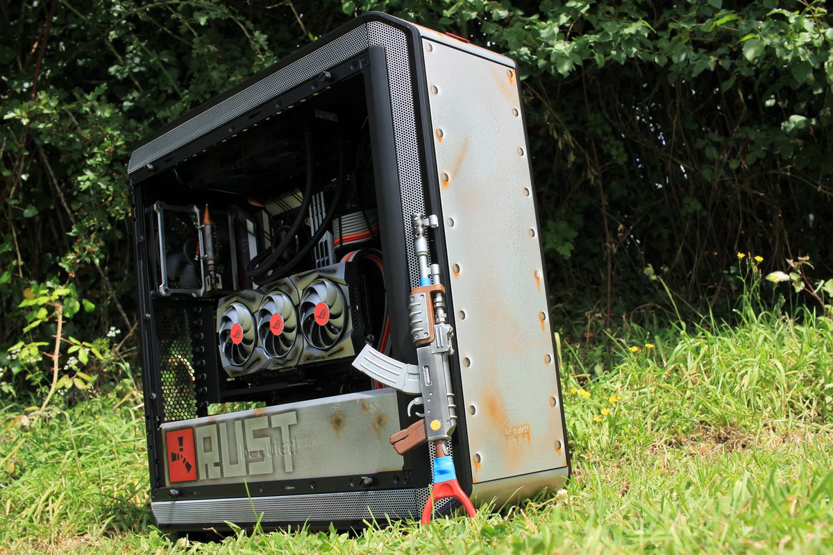 PhenomGreg's tweet photo. Hello,

Build de fou , build realisé par moi pour le youtubeur @yt_guillaume et @RavenZac 

Merci au sponsors @AMD , @bequietofficial , @ASUS_ROG , @ASUS_ROG_FR , @SamsungFR , @gskillgaming , @CableMod 

@ Bientôt. https://t.co/QJp87IEwU2