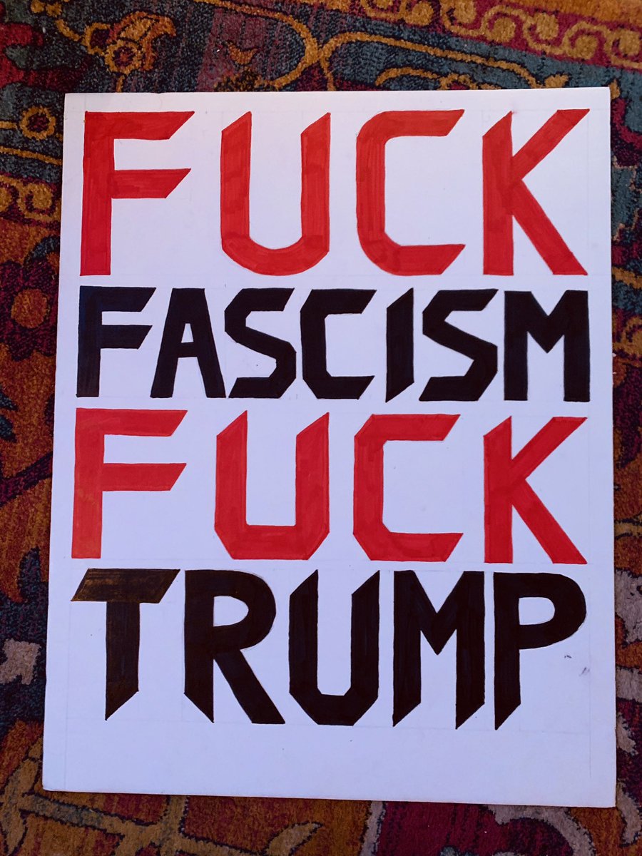 CaliBoyHello's tweet photo. My protest sign lettering is on point after this summer! ๐คฃ๐ฅต #LAProtests #FascistTrump #PortlandOccupation #portlandkidnappings #GestopoTrump #DHSGestapo #protest2020 #blacklivesmatter #BLMLA #PortlandStrong #portlandmoms #SayTheirNames #BreonnaTaylor https://t.co/1iJFmDANJn