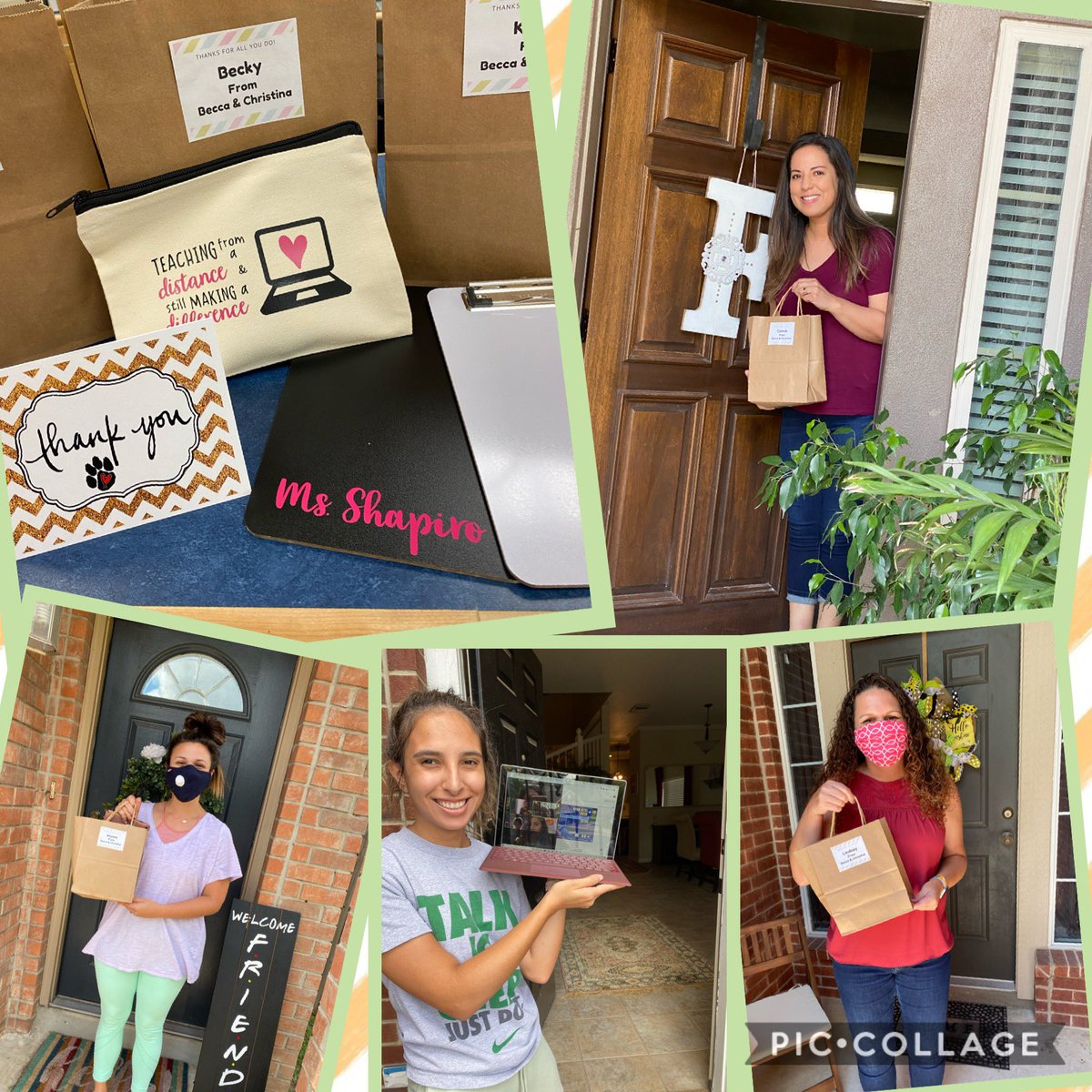 RZBarraza's tweet photo. @ChristinaEscar3 and I loved meeting our summer school teachers in person when we made a special delivery to their doorstep! We appreciate all their hard work this summer working with our @NISDFernandez and @NISDCarson students! πππ©βπ« @NISD @JessMontferrand #NISDsummerlearning https://t.co/7YOO3G7ARU