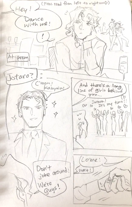 Doodling it out quickly... so...
Dio Jr. is that annoying kid...?
Giorno tho???
#Jotakak 