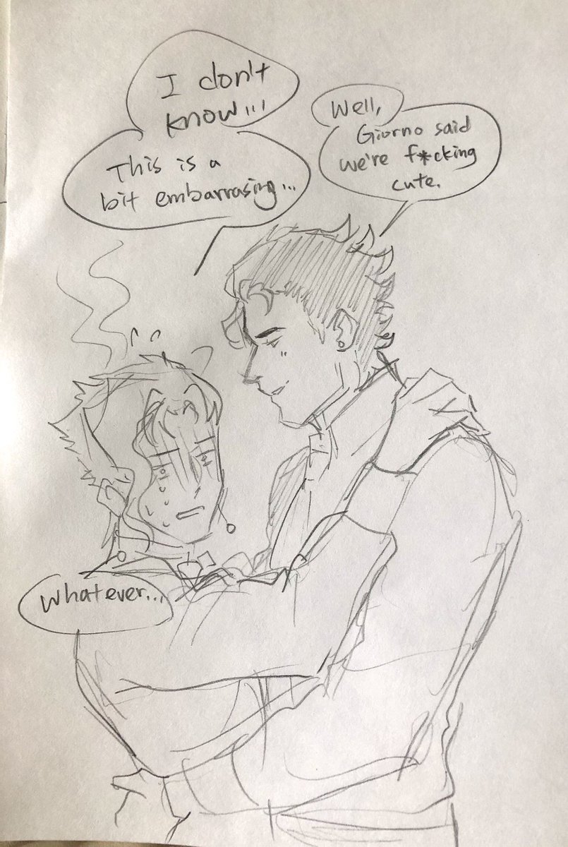 Doodling it out quickly... so...
Dio Jr. is that annoying kid...?
Giorno tho???
#Jotakak 