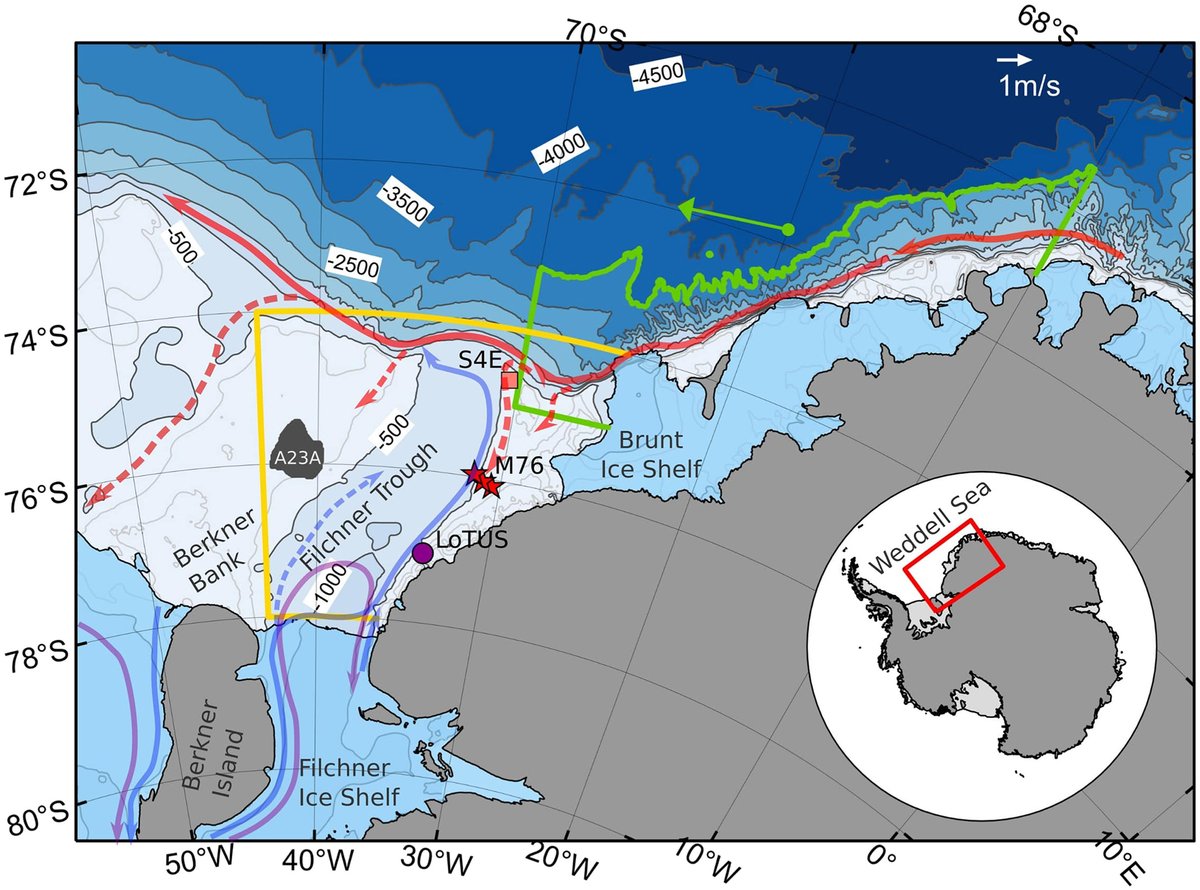 WHOI's tweet photo. 2/3 This is important because basal melting would hasten the slide of huge quantities of ice into the #ocean, potentially raising #sealevel by several feet. #sealevelrise #changingocean https://t.co/Py6AWddU5M