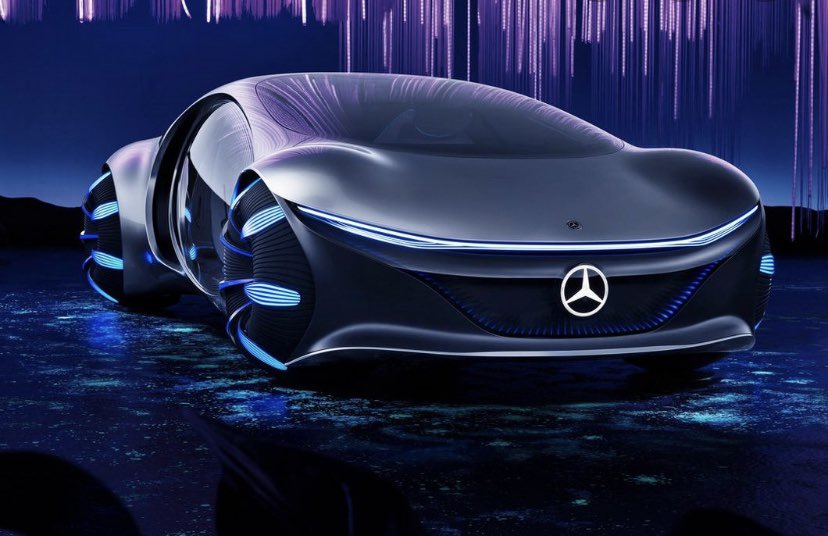 hugohrmt's tweet photo. Le concept car Mercedes pour le film Avatar 2, quelle dinguerie : https://t.co/TekVDhCSvM