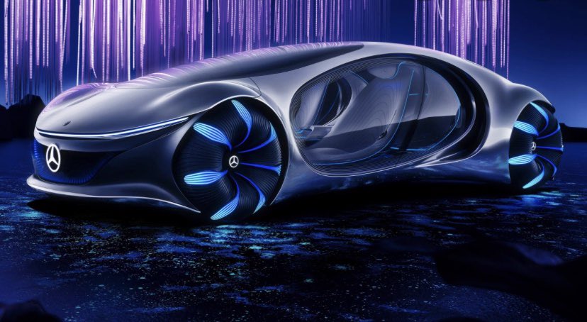 hugohrmt's tweet photo. Le concept car Mercedes pour le film Avatar 2, quelle dinguerie : https://t.co/TekVDhCSvM