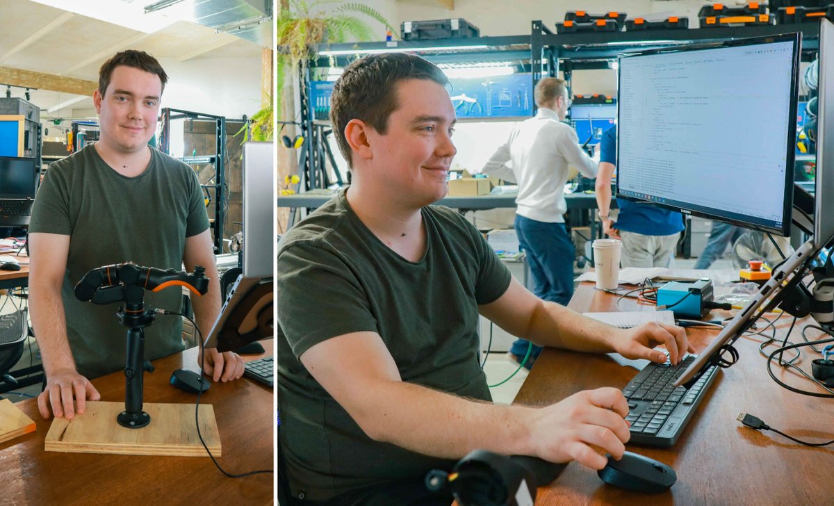 reach_robotics's tweet photo. Meet JL, Software Engineer &amp; Khanacross maniac! When not coding, he bashes around dirt tracks in a modified Mitsubishi Mirage! JL is central in developing our Reach Control software interface. He creates cool widgets &amp; fixes bugs before we even finish describing them. On ya mate! https://t.co/eDJqxtMN6B