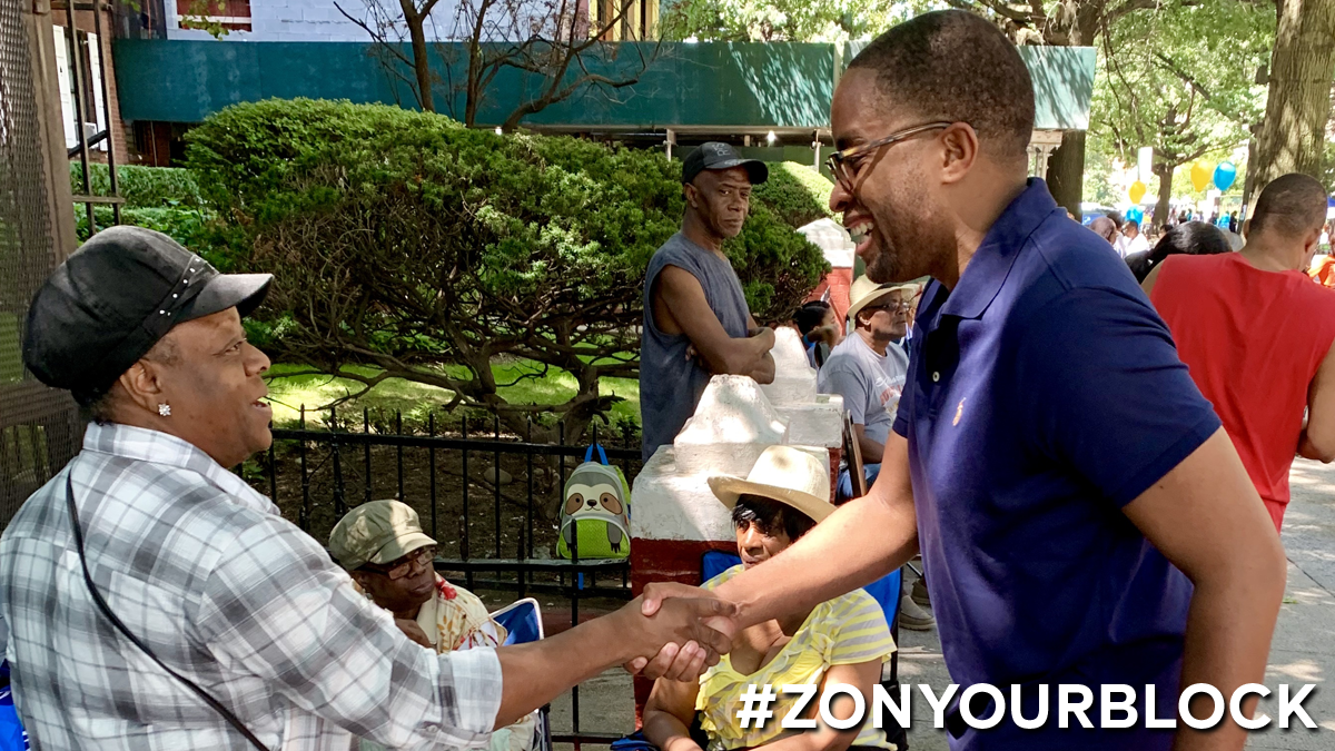 SenatorMyrie's tweet photo. 📢 #CrownHeights, we're kicking off our annual #ZonYourBlock series tonight!

Come chat with me and @67ClergyCouncil from 7 - 9 PM at Nostrand Ave &amp; Hawthorne St.

#Zin20 #SD20 https://t.co/jO6duHSbMF