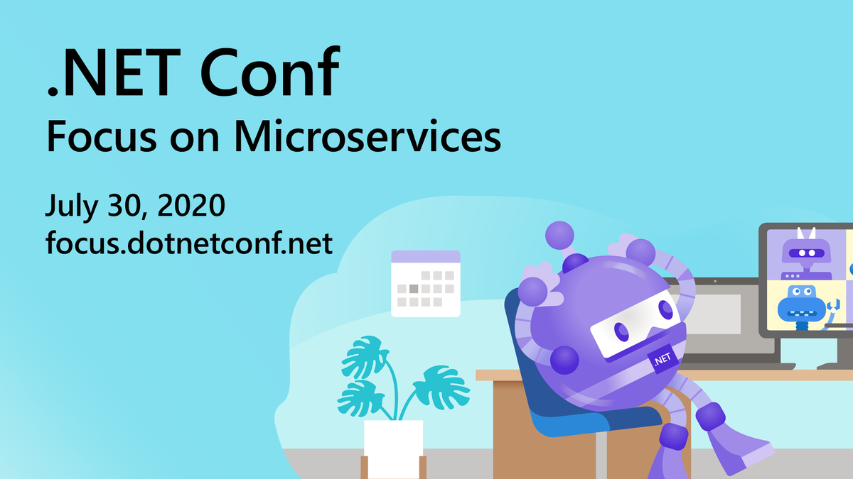 We're almost there ❗ 
The .NET Conf Focus on Microservices Event streams live in just 1 week.
Mark your 🗓️ ✔️ to join the phenomenal line up of presenters‼️
msft.it/6018TW91M
#dotNETConf