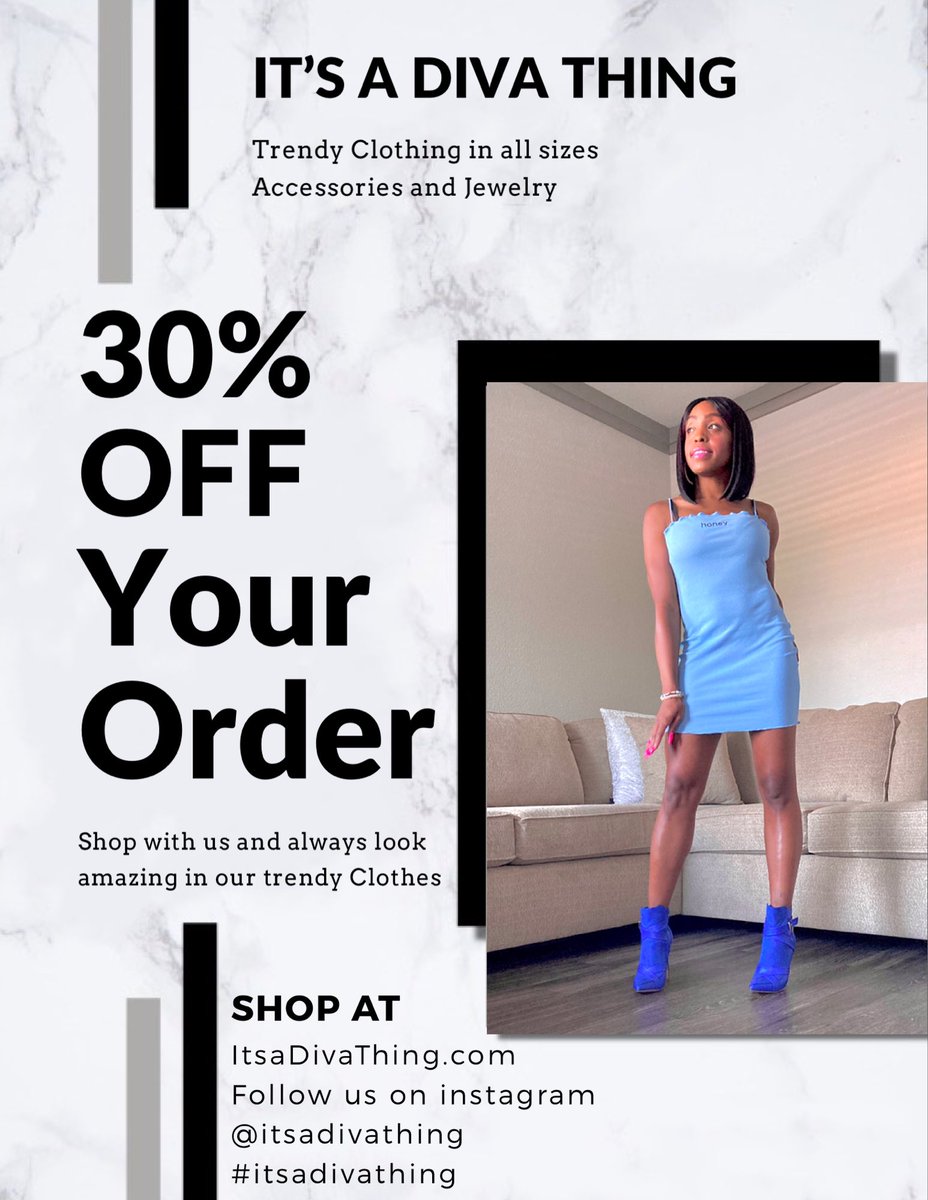 itsaDiva_Thing's tweet photo. Feel beautiful and confident 👑 Shop online at https://t.co/h70eUPyJFj
follow us also at
https://t.co/mfp7gdw6YL for updates 💕 #itsadivathing #Toshadiva #30percentoff #divas #divastore #divaland #Diva #trendyclothes https://t.co/ofGm8i6fkb