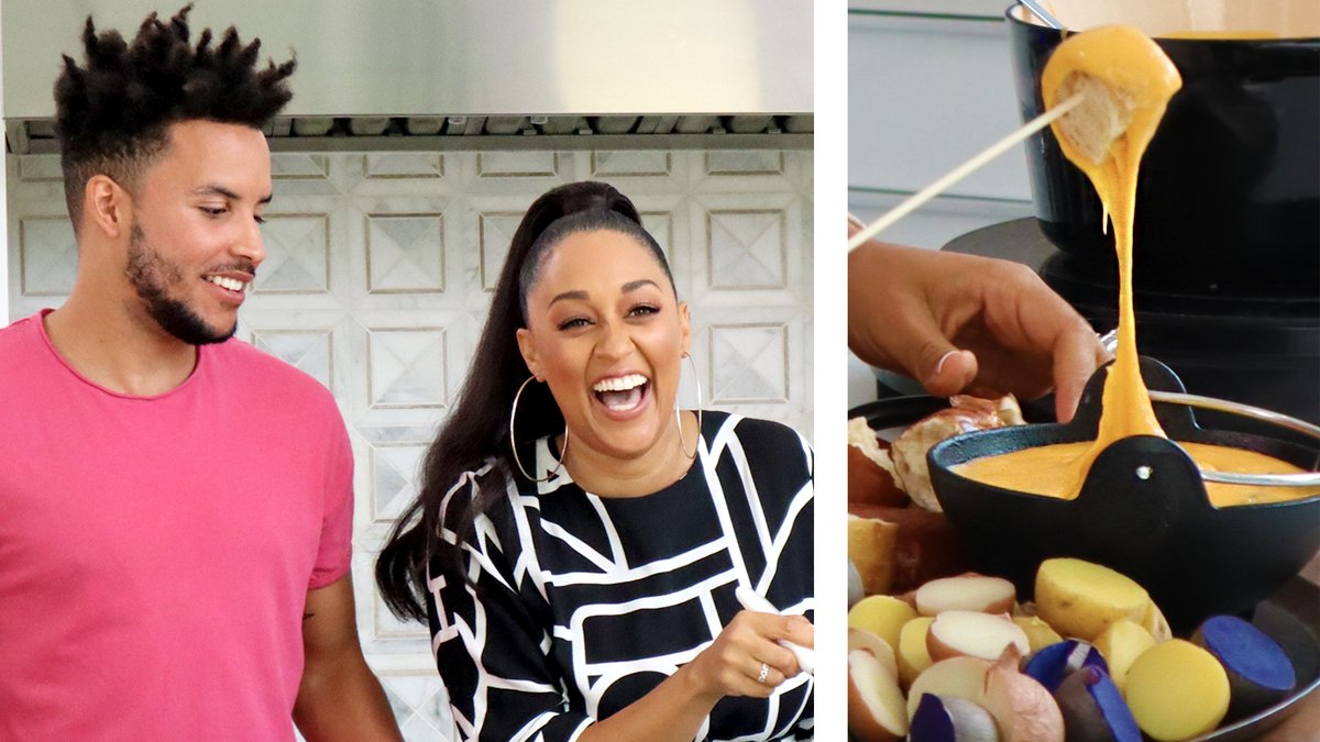 Two of my favorite things: Tavior &amp; cheese. ❤️ #comfortkitchen #tiamowrysquickfix bit.ly/QFckep103