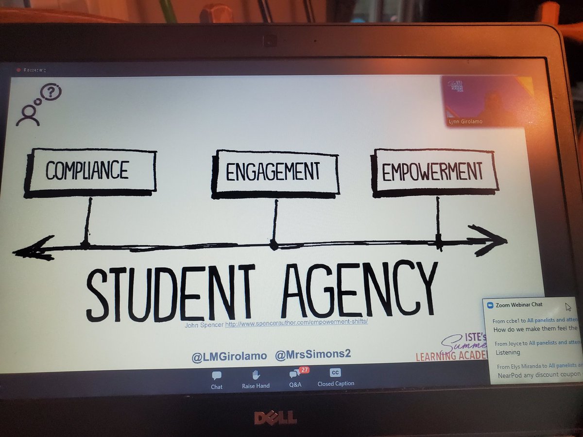 Moving students from compliance to empowerment!!  #ISTEsla20