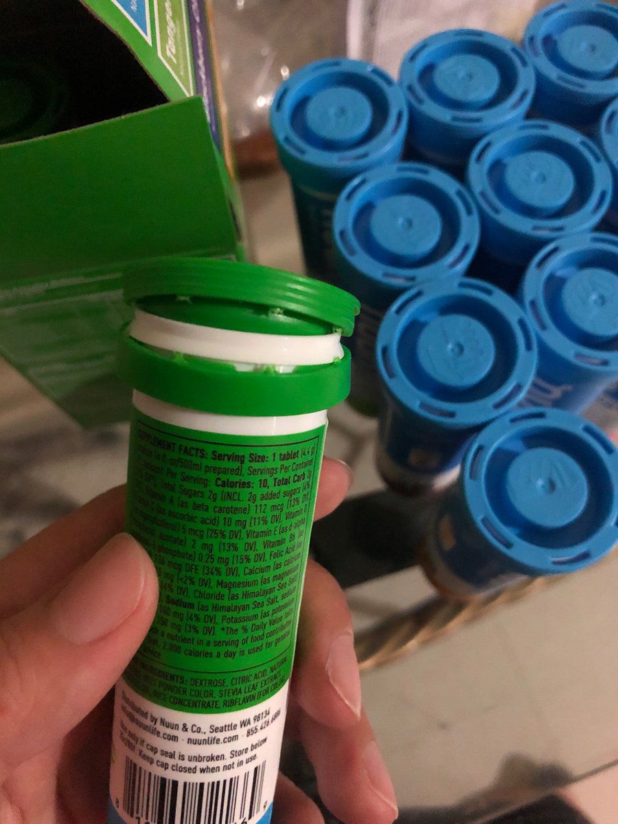 NohaBanjar's tweet photo. @Aramex_KSA so you want my complaint as tweet? fine!
I received my amazon package today &amp; discovered 1 of the boxes were opened and uncapped securely!! not only the effervescent tabs are ruined but this is not the time to be reckless with safety #Covid_19 I want an explanation!! https://t.co/ONEFQrcnaI