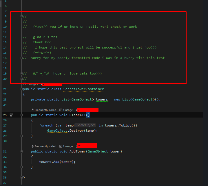Mefodey's tweet photo. From Unity3D test assignment #7
#unitytips #unity3d #development #bug #dummy #fail #fail #humor #gamedevtip #gamemakers #indiedevtips #gamedevs #gamedev https://t.co/N5OTPkiYlA