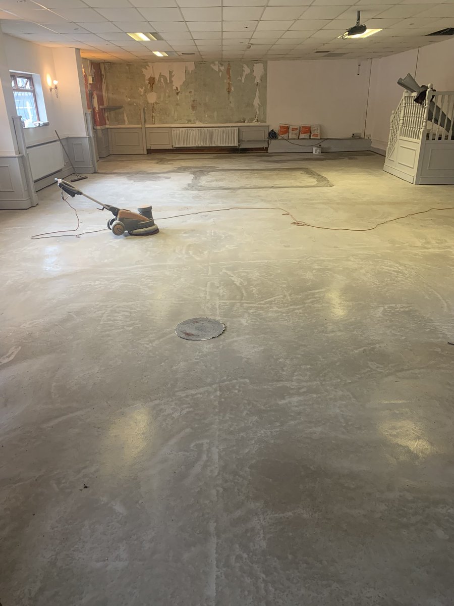 When the new flooring looks that good in the main bar it would be rude not to do the function room 👌👌👌