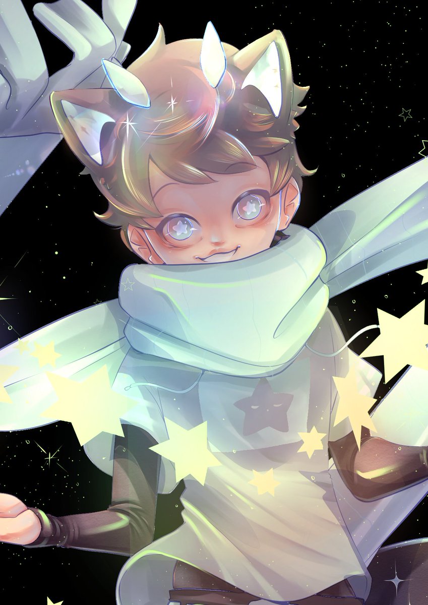 Tanuki_mapaches's tweet photo. 🌟✨ My beloved Meteor boy ✨🌟
I totally love my original characters and original work, playing with light and cute anime boys makes me remember why I started drawing. I wanna improve to make them even better ;v; I need to get back to this.
#manga #nekoboy #kemonomimi #digital https://t.co/G7TOmyMAZW