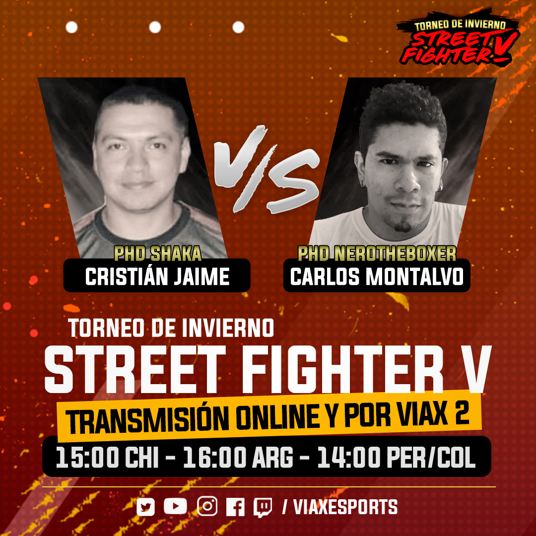 viaxesports's tweet photo. HOY vibraremos con la final del Torneo de Invierno #StreetFighterV 💥👊
#PHDShaka 🇦🇷 v/s 🇵🇪 @NeroTheBoxer
#CelfCool 🇦🇷 v/s 🇵🇪 @Pikoroperu
HOY desde las 15:00 hrs por #VIAX2 y nuestras redes sociales 😉 @Icatasalazaro @PHD_Guerrero @ManuAlcaino https://t.co/zSRUzLUcV4