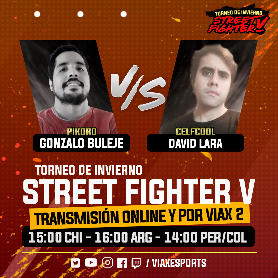 viaxesports's tweet photo. HOY vibraremos con la final del Torneo de Invierno #StreetFighterV 💥👊
#PHDShaka 🇦🇷 v/s 🇵🇪 @NeroTheBoxer
#CelfCool 🇦🇷 v/s 🇵🇪 @Pikoroperu
HOY desde las 15:00 hrs por #VIAX2 y nuestras redes sociales 😉 @Icatasalazaro @PHD_Guerrero @ManuAlcaino https://t.co/zSRUzLUcV4