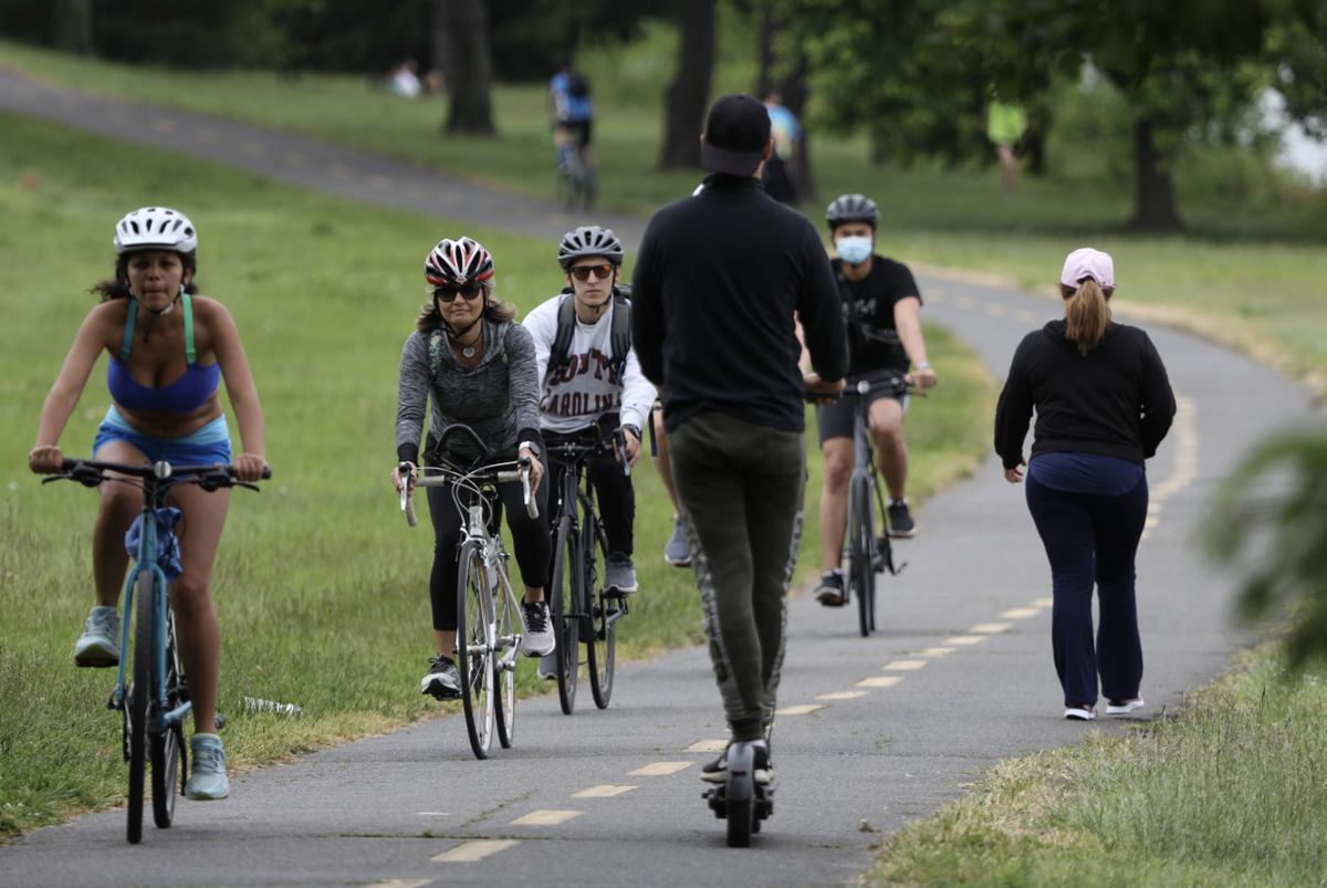 FedCityCouncil's tweet photo. Great news! A sweeping plan to nearly double the miles of trails in the region was approved by the Transportation Planning Board Wednesday. https://t.co/QB39icQvnF  #TransportationDC @TrailsCoalition @WABADC https://t.co/NQ4QAayfTk
