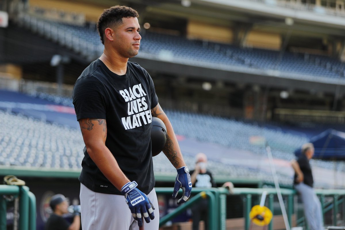 MLB's tweet photo. Equality is not just a word, it’s our right. https://t.co/LvmW9NqTT2