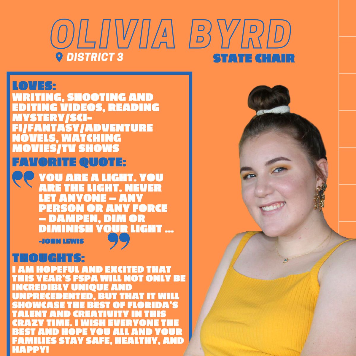 FSPAStudentReps's tweet photo. Get to know a little more about our 2020-2021 senior chairs!! ⭐️ https://t.co/iK0EMtghmO