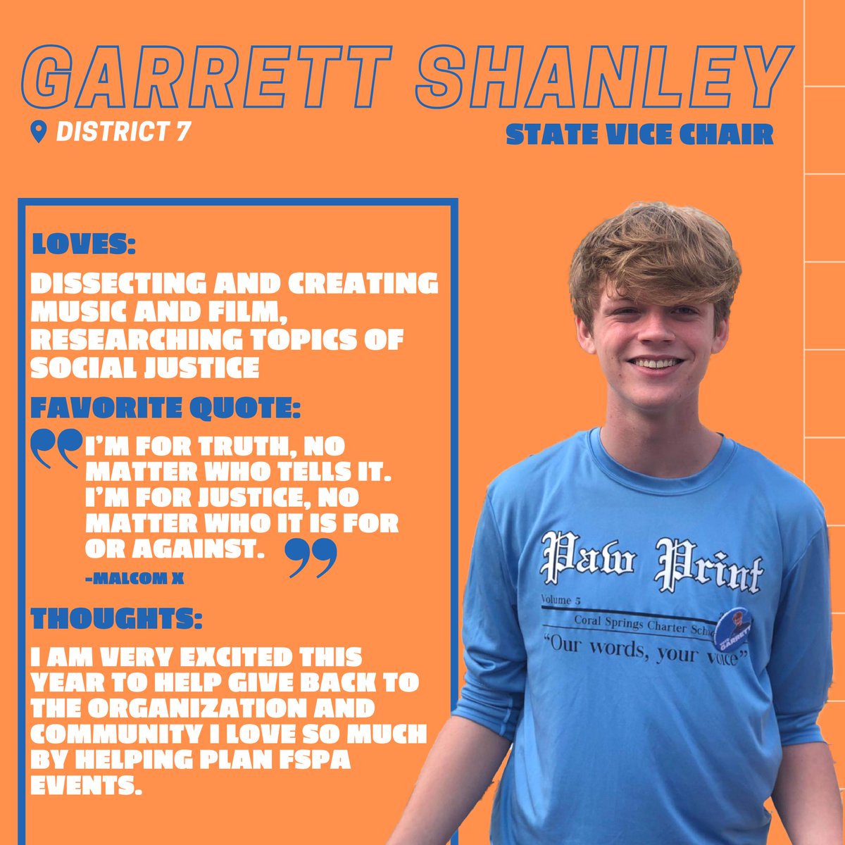 FSPAStudentReps's tweet photo. Get to know a little more about our 2020-2021 senior chairs!! ⭐️ https://t.co/iK0EMtghmO