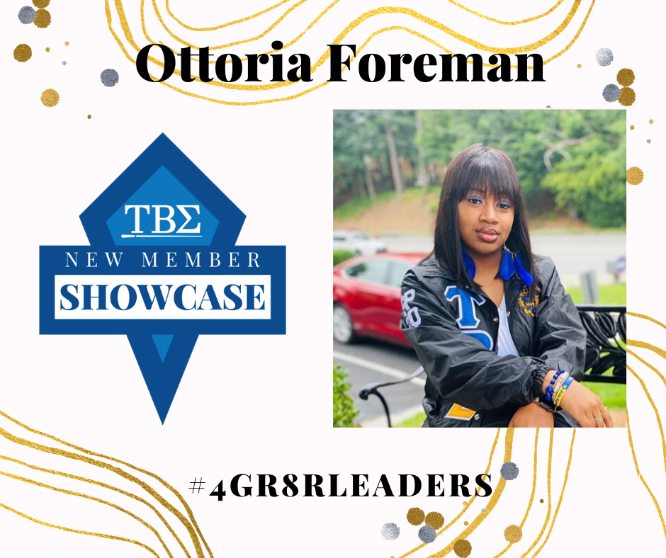 Our next New Member Showcase is Ottoria Foreman, from the Iota Zeta chapter at Savannah State University.  Ottoria's field of study is Social Work, and she just finished his third year of school.

Welcome to the Bond Ottoria, and we can't wait to see what you accomplish!⁠
⁠