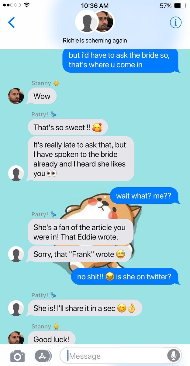 203 》 plans in place![feat. the loml, tiffany valentine]( richie's phone )