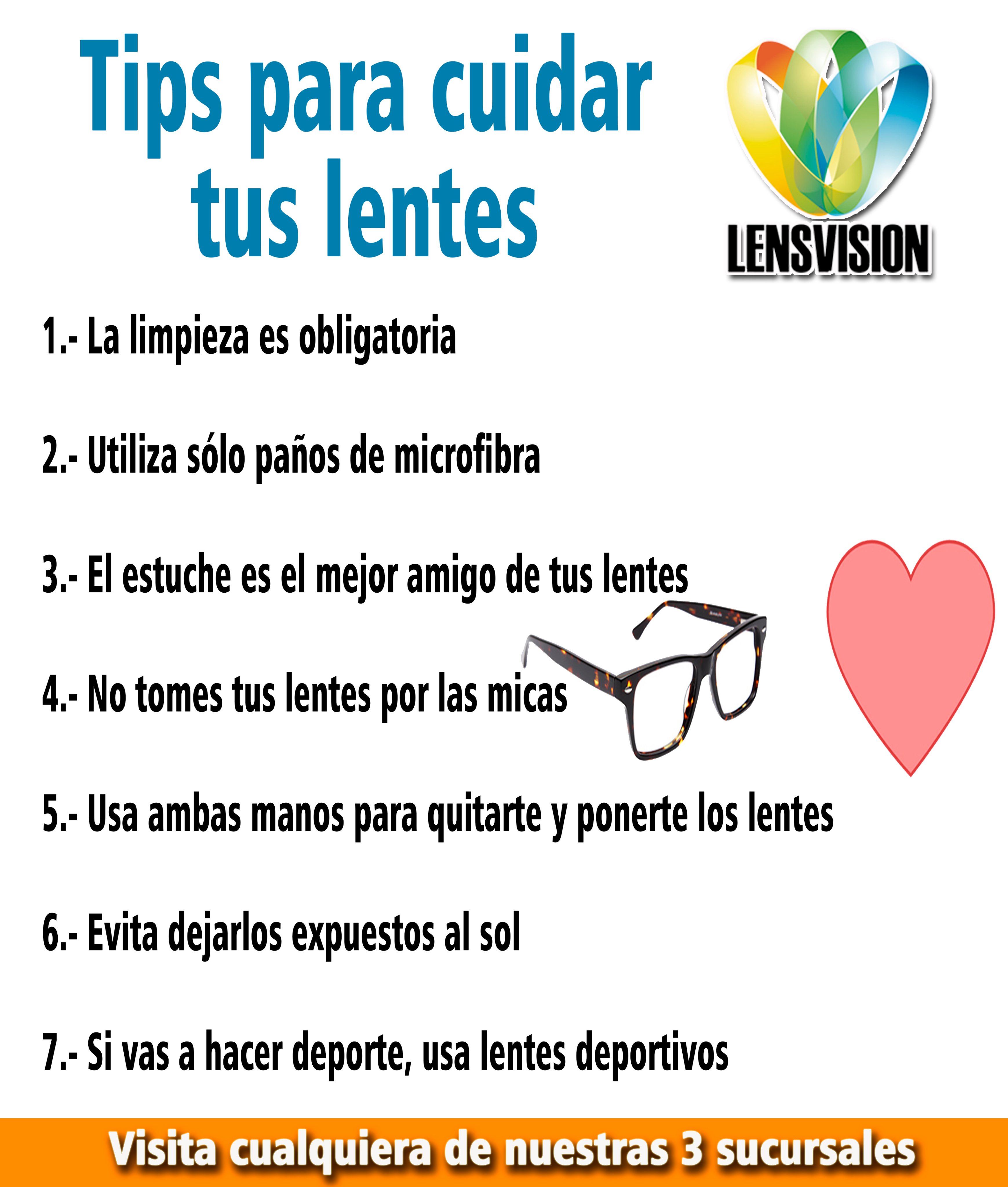 Tips para cuidar tus lentes de medida