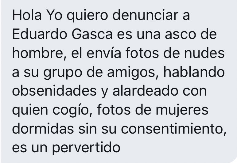 tendederoslrc's tweet photo. Denuncia #37 Eduardo Gasca #YoSiTeCreo https://t.co/VHkNyjEIPJ