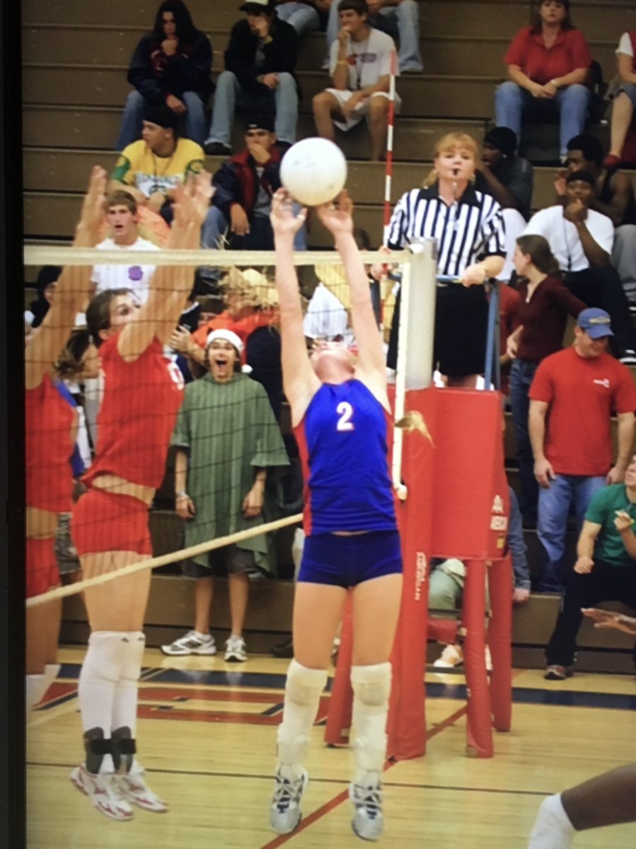 I’ve been working with my setters on jump setting ... and this is why ... jump set every set to be deceptive and take out the opponents blockers.   Better watch out for us lady bears this year ... short season or not <a href="/bearvolleyball/">BrewerBearVB</a>