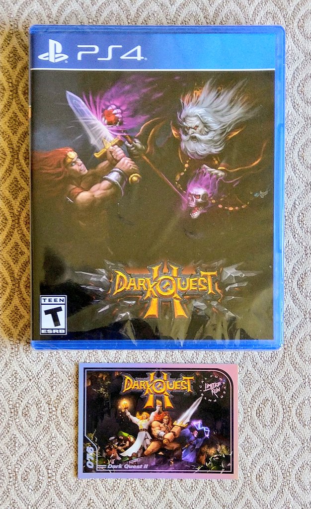 Food4Dogs's tweet photo. #CollectorsFront #PS4 #DarkQuest2
Today's arrival from @LimitedRunGames
Love the new trading card design! https://t.co/JfUcyoRWVW