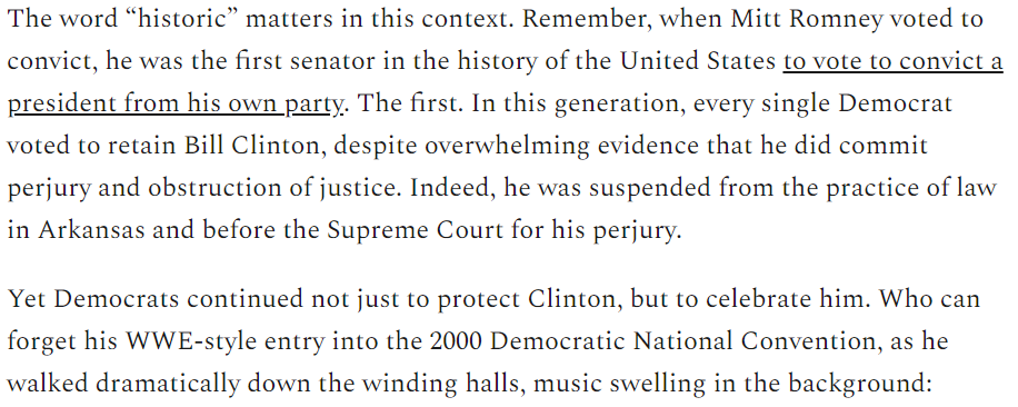 Yes, I wish that GOP senators had displayed historic courage and voted to remove an unfit, corrupt man from the presidency. But we have acknowledge what, exactly, we were asking: /3