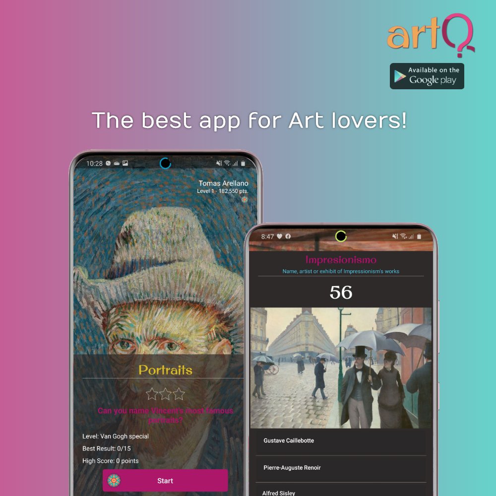 ArtqTrivia's tweet photo. New features added to ArtQ!
Hope you enjoy it 💜 https://t.co/3EavJ5psz8