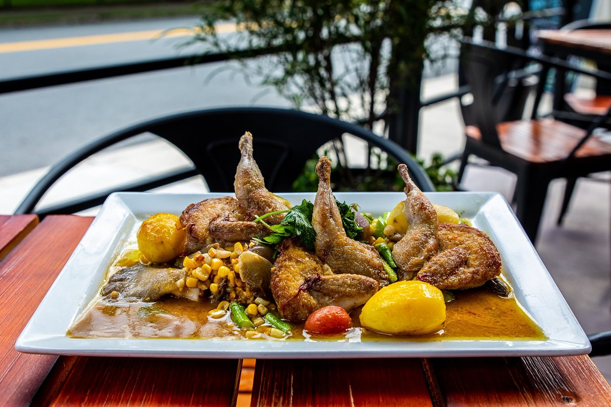21crafthouse's tweet photo. Sautéed Quail
New edition to our Summer Menu!
[Reservations // 610-866-1950]
#21crafthouse #summer #quail #veggies #patioparty https://t.co/uokdvdbgr7