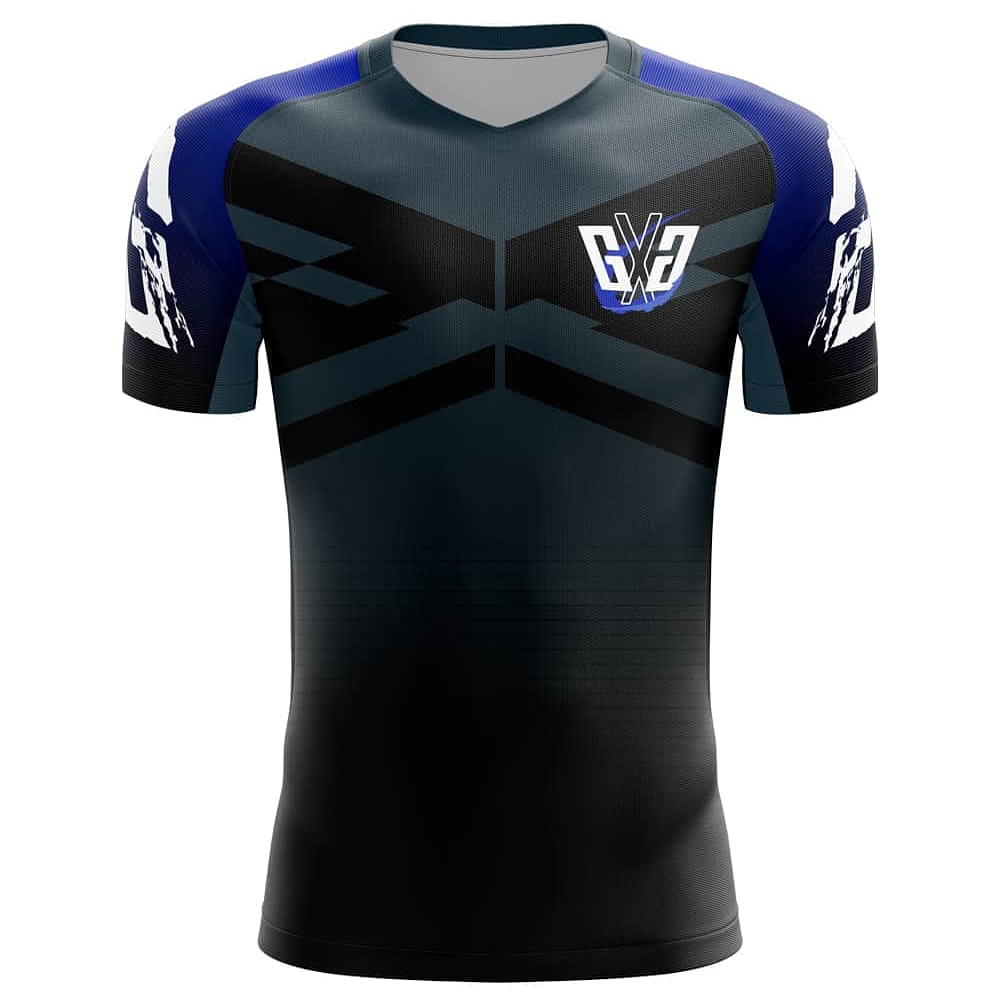 StormSharks's tweet photo. We've been super quiet about it, but with a new logo means new armor for the squad. With the collaboration of our designer and our sponsors over at @CustomEsports , we bring you the new GXG jerseys! https://t.co/lxP1RlqQuS