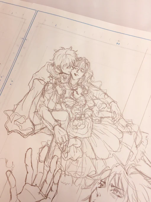 毒姫の棺下がき中?
今回は怒涛の40ページです。
これでもかといちゃつくリア充を描いておりますが、わたしが描きたいのは右下で嫉妬に狂っている男…
#毒姫
#毒姫の棺 