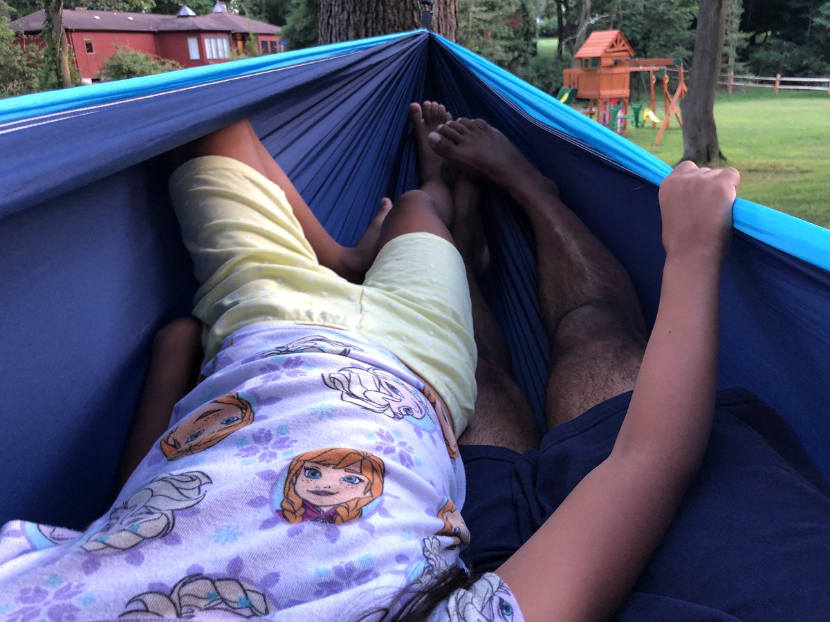 drshamikc's tweet photo. Our new hammock arrived! And I was immediately joined by a curious little interloper. https://t.co/alohe62ljE