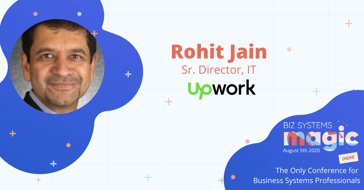 Workato's tweet photo. We are excited to have Rohit Jain from @Upwork join us at #BizSystemsMagic. He’ll be hosting the session: “Business Continuity Planning: Lessons Learned from Covid-19”. #bizsysmagic2020 #systemsmagic2020 #COVID
Sign up for free below!
https://t.co/sMiy7H74ur https://t.co/5Ye9XGXYMq