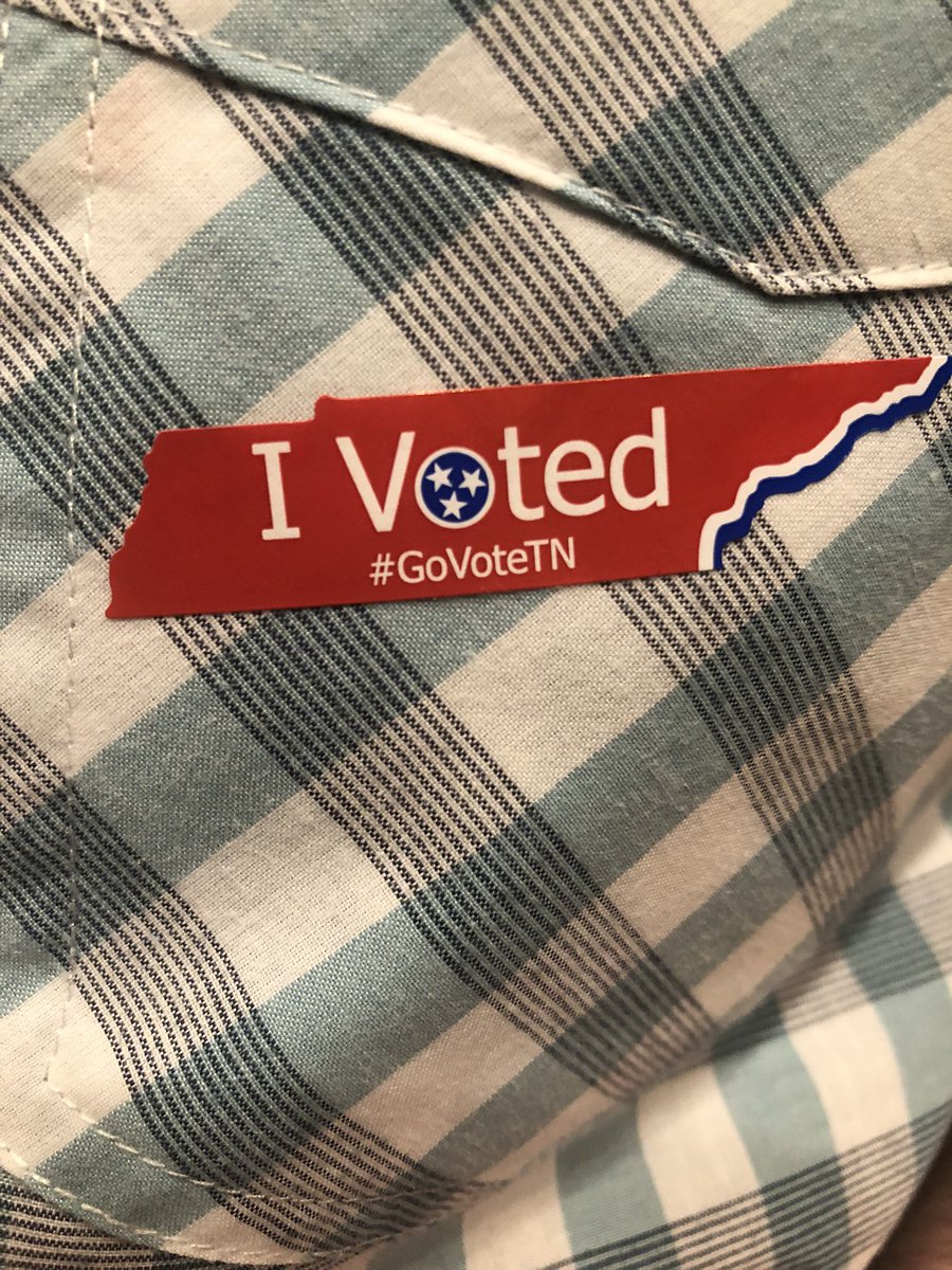 ehawk3's tweet photo. Voted for congressman @timburchett today. Thanks for all you are doing! https://t.co/6jiVSNLiLH