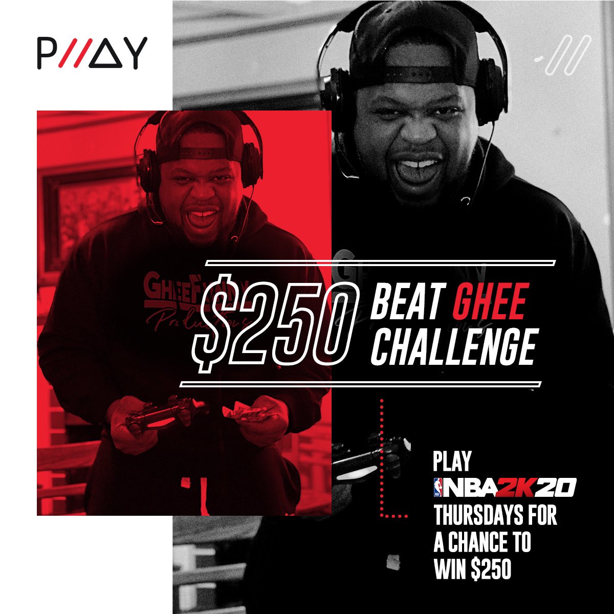 Paging <a href="/RICHFlair_/">Rich</a> 🗣! You’ve been selected to play #NBA2k 🎮🏀 in the Beat <a href="/Gheefunny1/">Gheefunny</a> challenge for $250 💰.... he’s waiting 👀