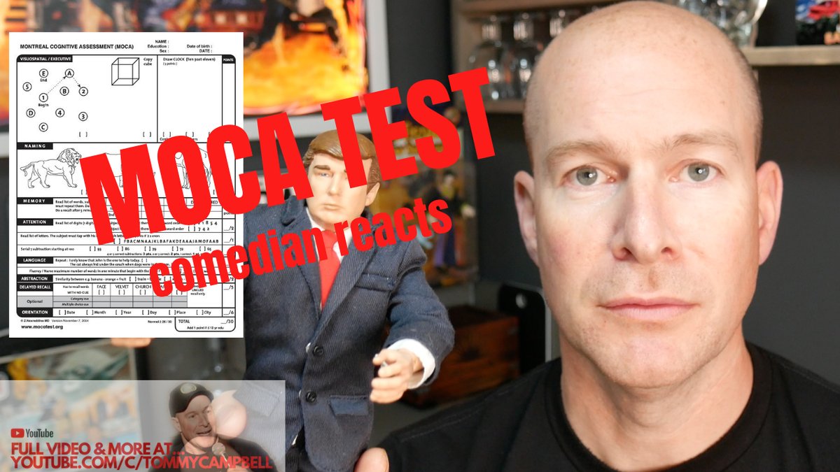 MrTommyCampbell's tweet photo. PERSON WOMAN MAN CAMERA TV
Moca Test - Trump Cognitive Test Claims - Comedian Reacts
#mocatest #moca #CognitiveTest #dumptrump
Watch it on my YouTube ⬇️ 😂
https://t.co/kOToLsUz4H https://t.co/jcc2mVvRAv