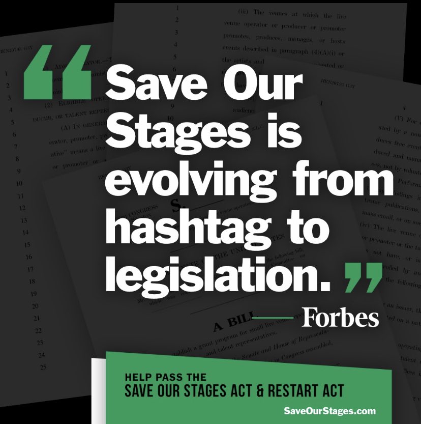 Henceforth we declare <a href="/JohnCornyn/">Senator John Cornyn</a> senatorial #rockstar of the #stmarysstrip! On behalf of all indy music venues thx for #SaveOurStagesAct 🙏🏻